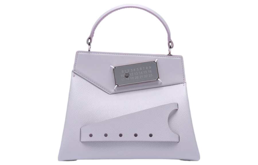 Maison Margiela Calfskin Handbag Small Women's Purple