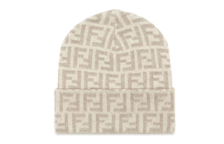FENDI Wool Beanies Women's Beige