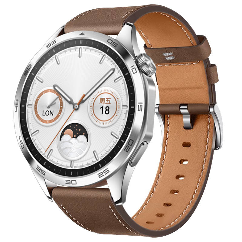 IBOANN IBOANN Watch Band Huawei Compatibility Genuine Leather Material