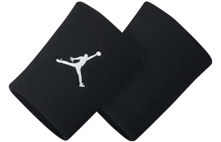 Jordan Jordan Volleyball, Badminton, Basketball Wristbands Breathable Protective Black Elastodiene