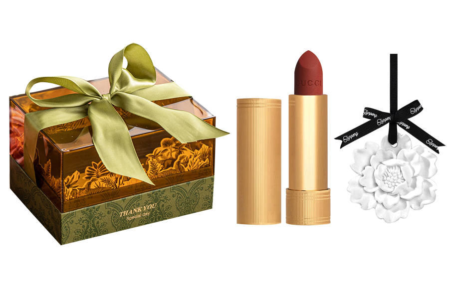 GUCCI Golden Tube Acrylic Mori Style Box Lipsticks Soft Matte Long Lasting Complexion
