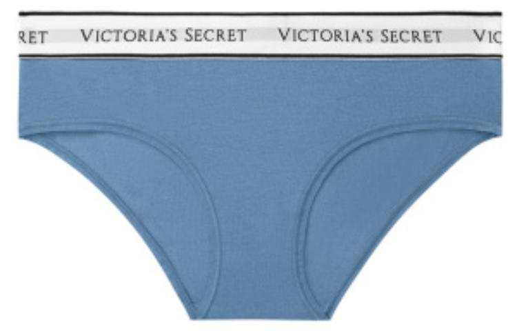 Victoria's Secret Briefs Women's 1 Pack Washed Denim Blue