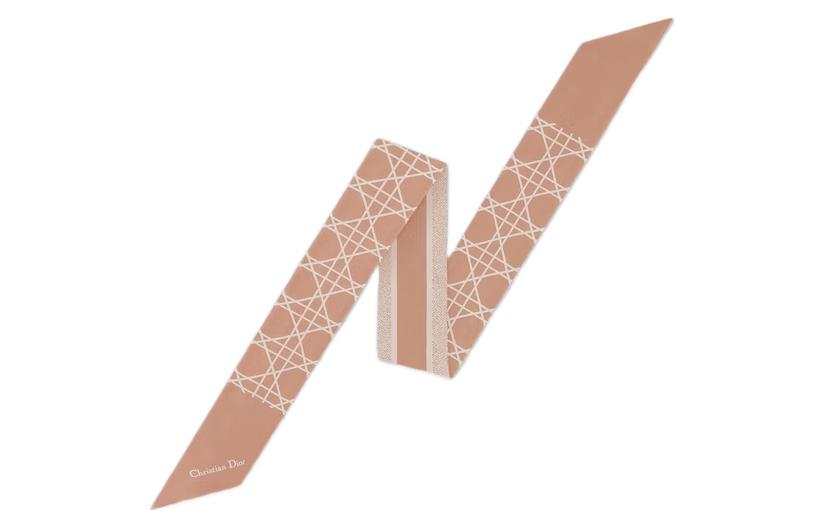 DIOR Silk Scarves Women's Rose Pink