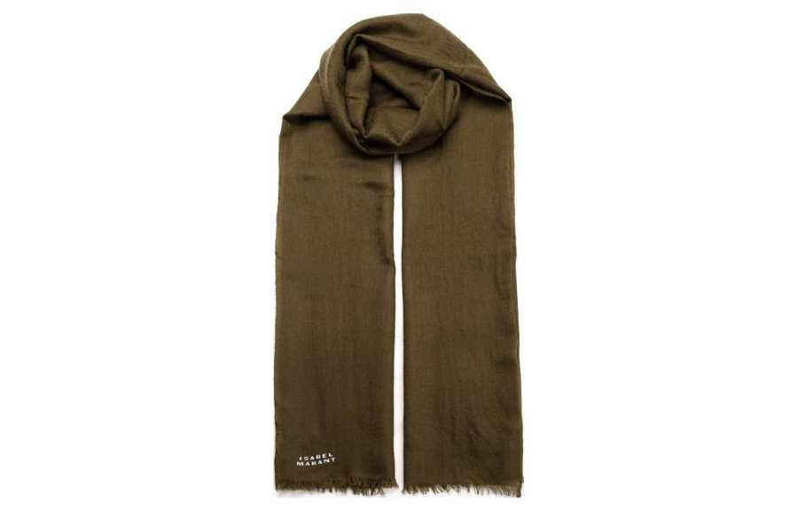 ISABEL MARANT Knit Scarves Men's Brown