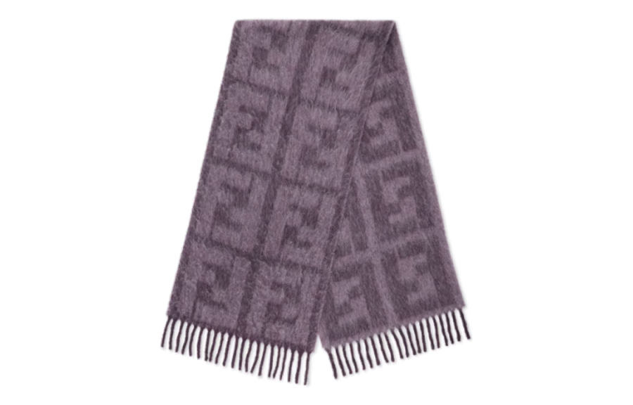 FENDI Knit Scarves Women's Purple