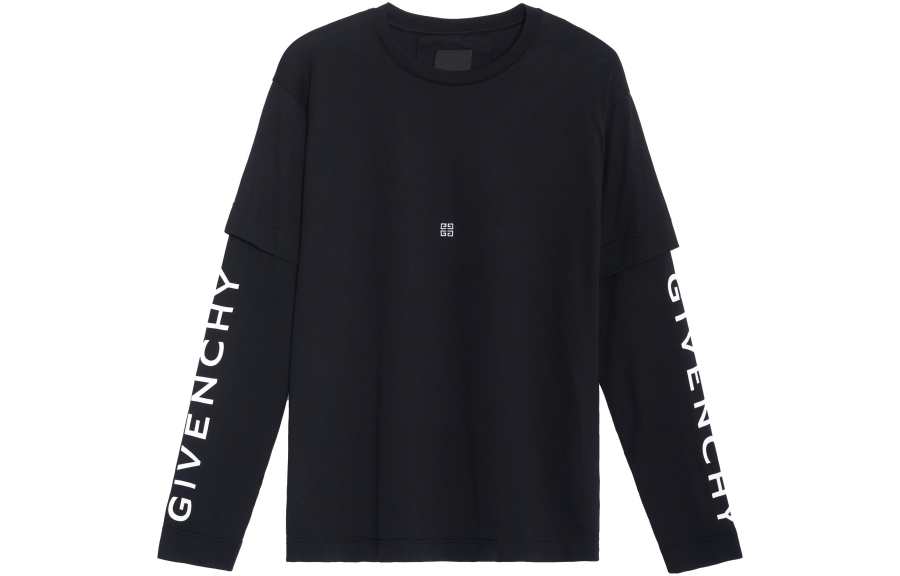Givenchy Givenchy 4G Embroidered Long Sleeved T Shirt