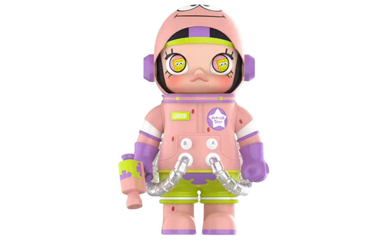 POP MART POP MART 400% Mega Molly SPACE JOY Collection Patrick Star Pink Trendy Figures