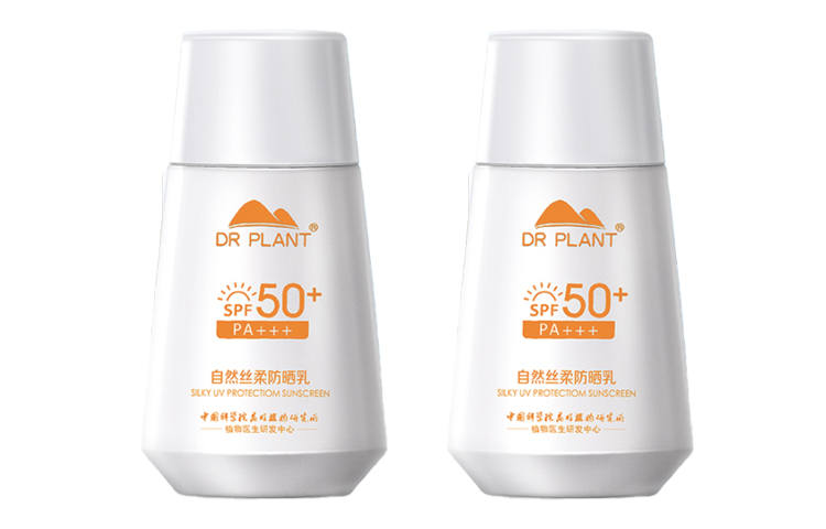 Dr.Plant Natural Silk Soft Sunscreen Creams Primer 50g*2