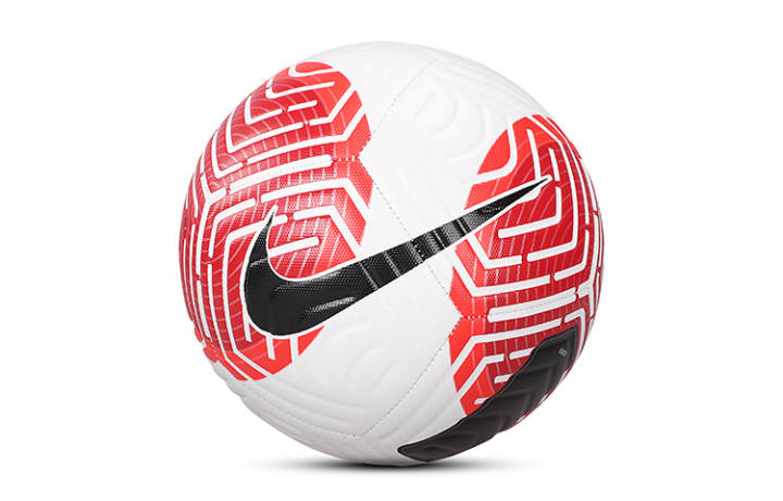 Nike Nike Size 5 Ball Soccer Ball Rubber Machine Stitched Soccer Ball Unisex Red White Black