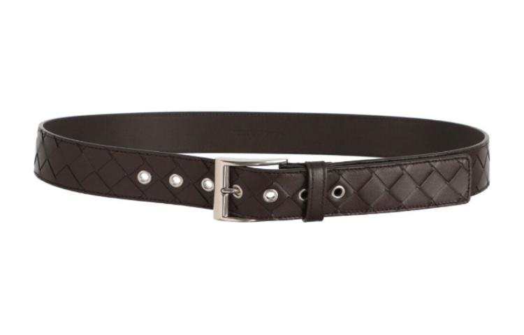 Bottega Veneta Leather Belts Men's Brown Width 3.5cm