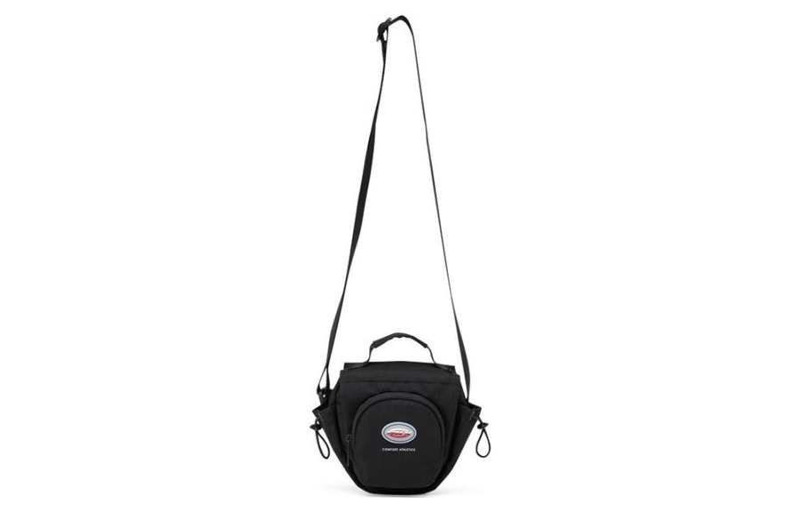 Skechers Fabric Shoulder Bag, Crossbody Bag Regular Unisex Black