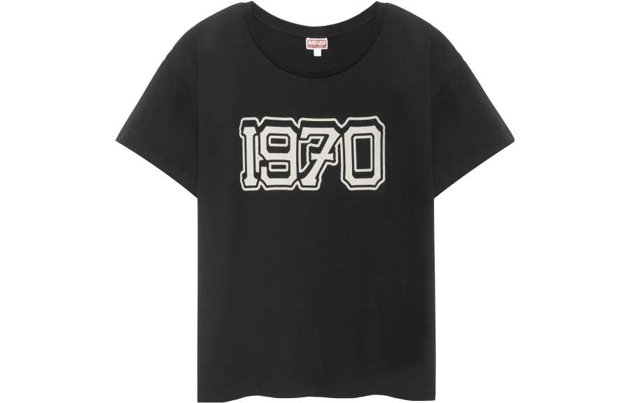KENZO T Shirts Men's Black Crew Neck Moderate Straight Fit