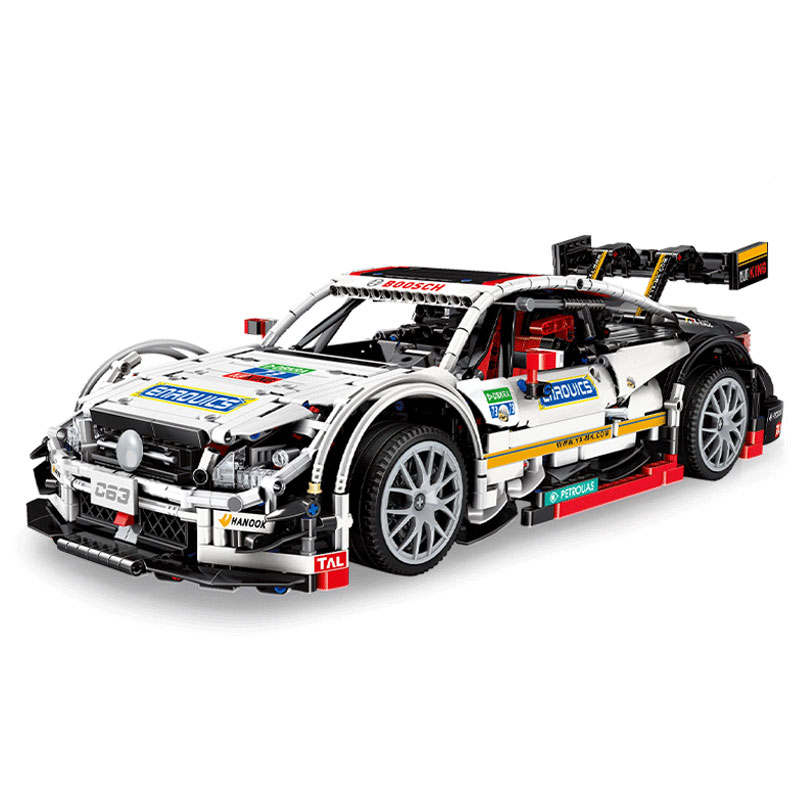 MouldKing MOC C63 Static Edition White Racing Car Building Blocks 2270pcs 13075