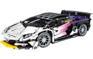 SEMBO Technique Supercar Hobby Model, Purple Bull Building Blocks 1337pcs 701945