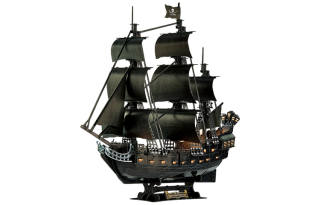 Cubicfun Annie's Revenge, Black Pearl Pirate Ship Puzzles 293pcs