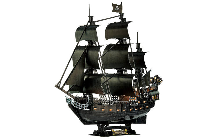Cubicfun Annie's Revenge, Black Pearl Pirate Ship Puzzles 293pcs