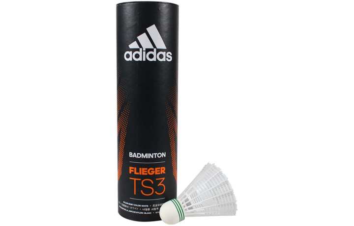 Adidas Adidas Nylon Shuttlecock 6 Pack Nylon Everyday Shuttlecocks