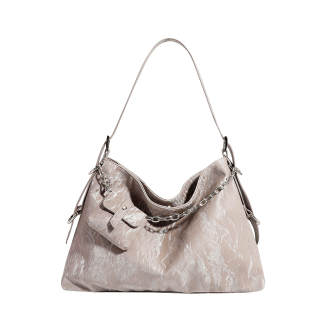 UNITE STAR Pu Tote Combo Bag, Shoulder Bag Women's Khaki/Pink/Black
