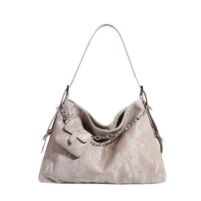 UNITE STAR Pu Tote Combo Bag, Shoulder Bag Women's Khaki/Pink/Black