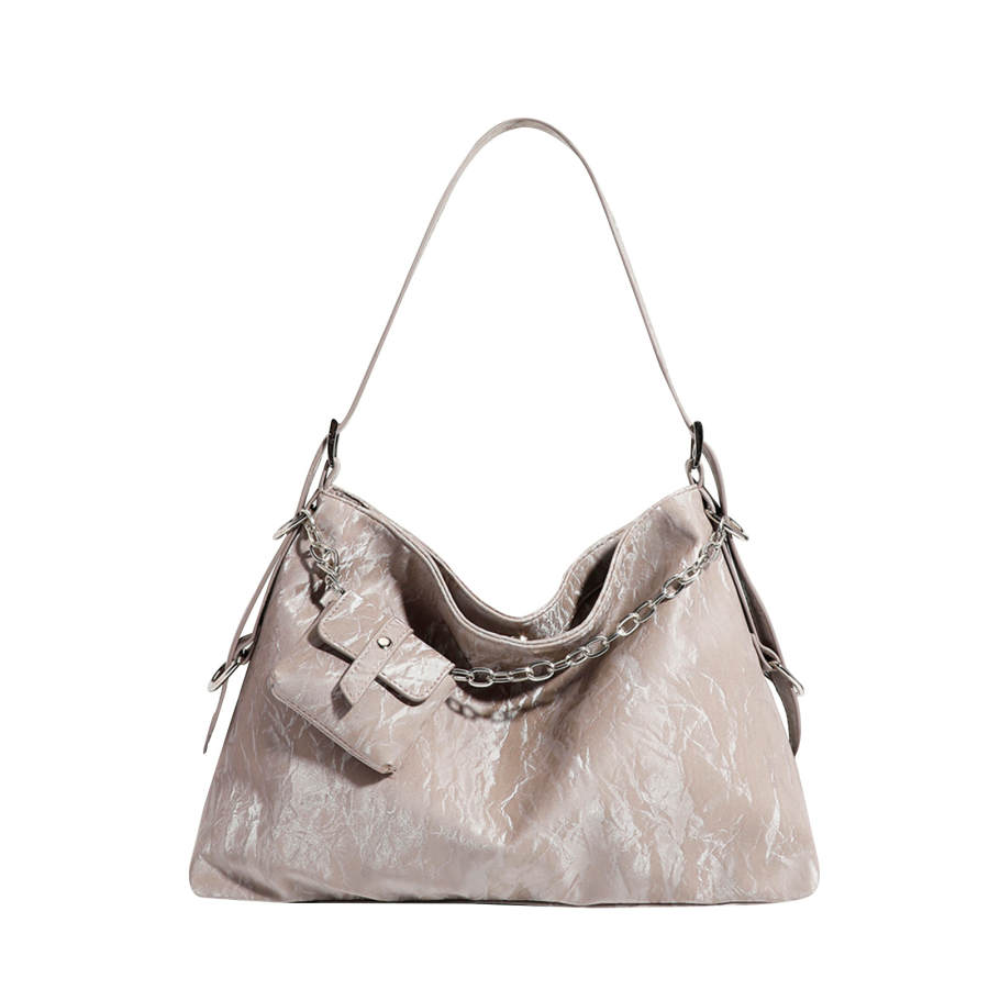 UNITE STAR Pu Tote Combo Bag, Shoulder Bag Women's Khaki/Pink/Black