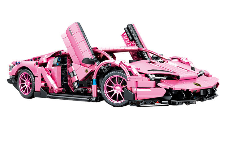 SEMBO SEMBO Technique Super Car Hobby Model Car Building Blocks 1296pcs 701949