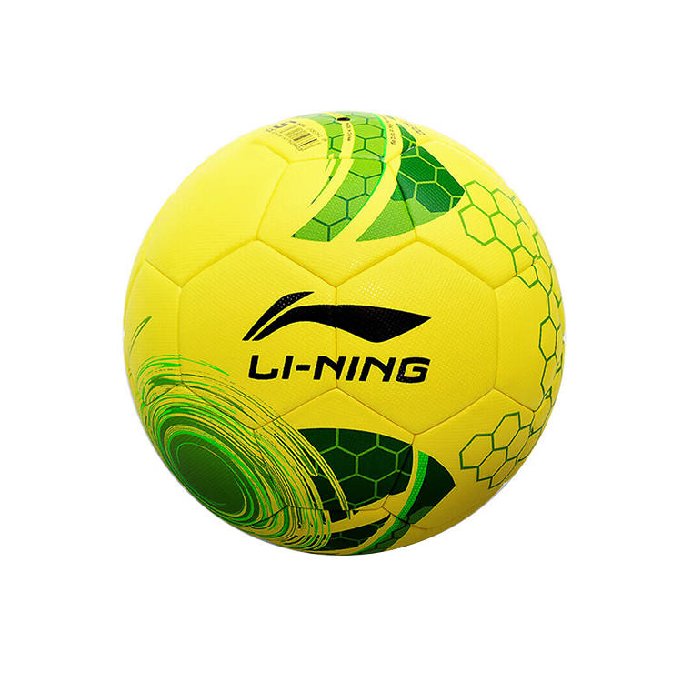 Li-Ning Li Ning LFQK579 2 Seamless Thermal bonding Pu Fluorescent Yellow Green Soccer Ball Unisex