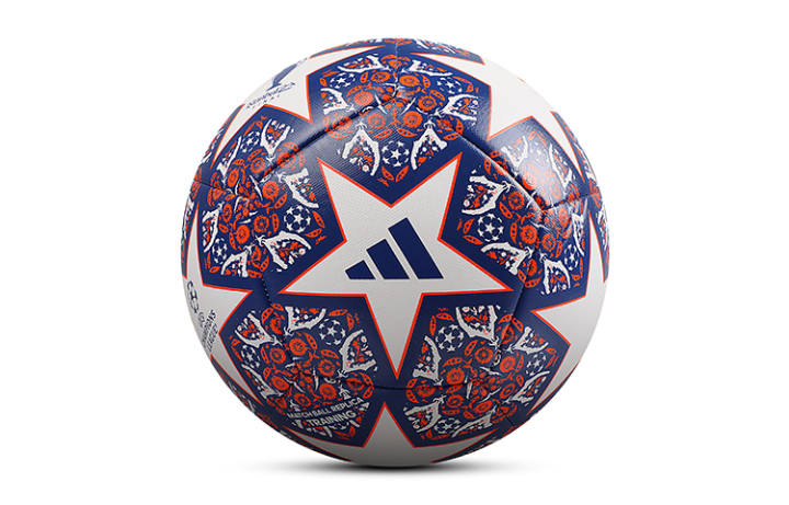 Adidas Adidas Size 5 Soccer Ball Pu Machine Stitched Soccer Ball Unisex White Blue Red