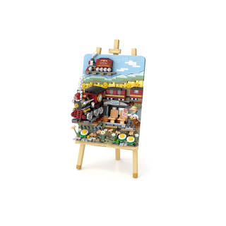 LOZ Spring Train Building Blocks 758pcs 1296