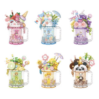 LOZ Ice Cream Quicksand Cup Ornament Building Blocks 0 300pcs LOZ4201 4206