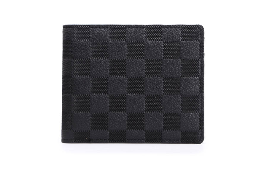 Slazenger Pu Card Holder Wallet Men's Black/Avocado Green/Brown