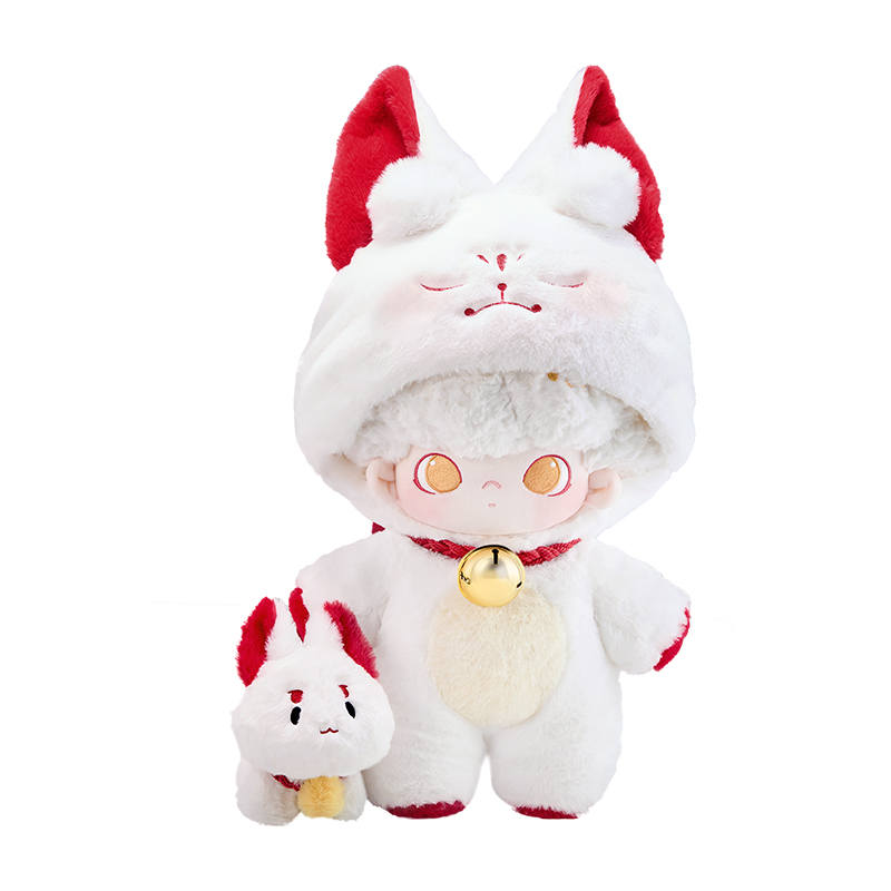 POP MART POP MART Tonight's Collection No Sleeping Allowed Dimoo Cotton Doll Fox Spirit Doll Trend Based Products 40cm