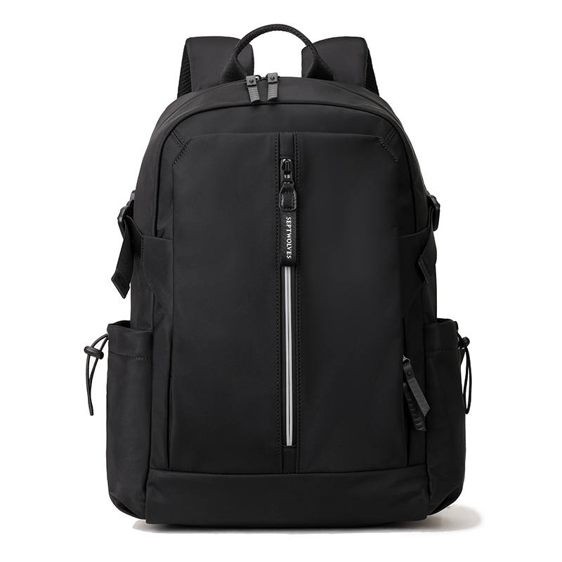 SEPTWOLVES SEPTWOLVES Fabric Laptop Bag Backpack WO Regular Unisex Black