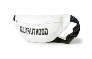 Guuka Fabric Fanny Pack, Shoulder Bag, Crossbody Bag Regular Unisex White