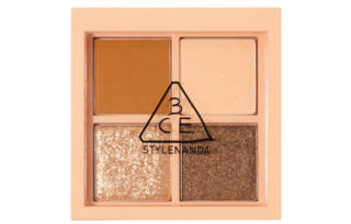3CE 4 Colors Eye Shadows Easy to Blend Shimmer No Transfer Complexion Eye Enhancing
