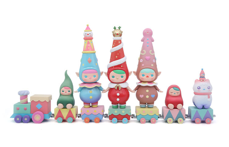 POP MART POP MART Pucky Christmas Collection Mystery Boxes Whole Set 12 Pcs