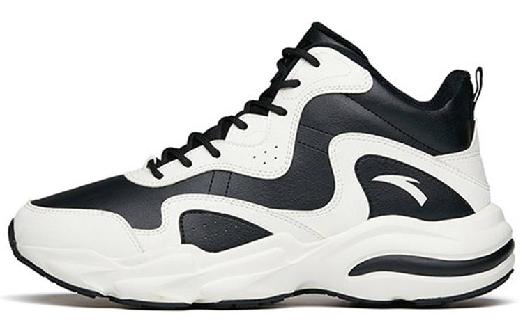 Anta Life Collection Synthetic Leather Slip Resistant, Abrasion Resistant, Thermal Mid top Sports Casual Shoes