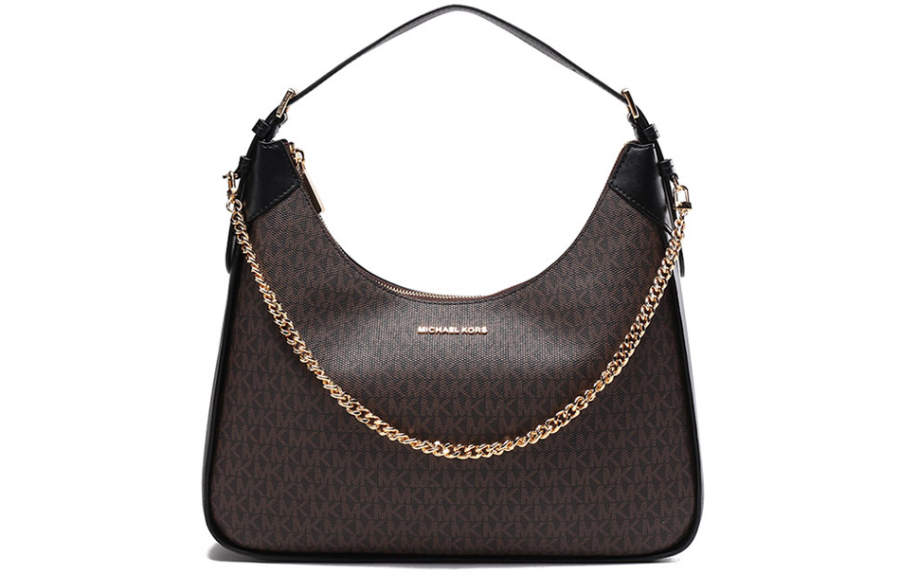 MICHAEL KORS Wilma Artificial Leather, Leather One Shoulder Handbag Women's Brown
