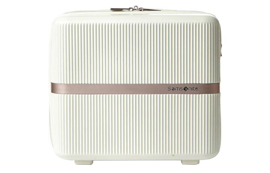 SAMSONITE PET Luggage, Travel Bags, Gold Plated Bags, Vacation Bags, Crossbody Bags, Suitcases 16 Inch Unisex White