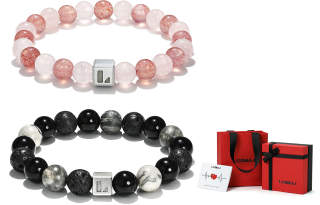 LEONAJ Strawberry Quartz Bracelets Unisex