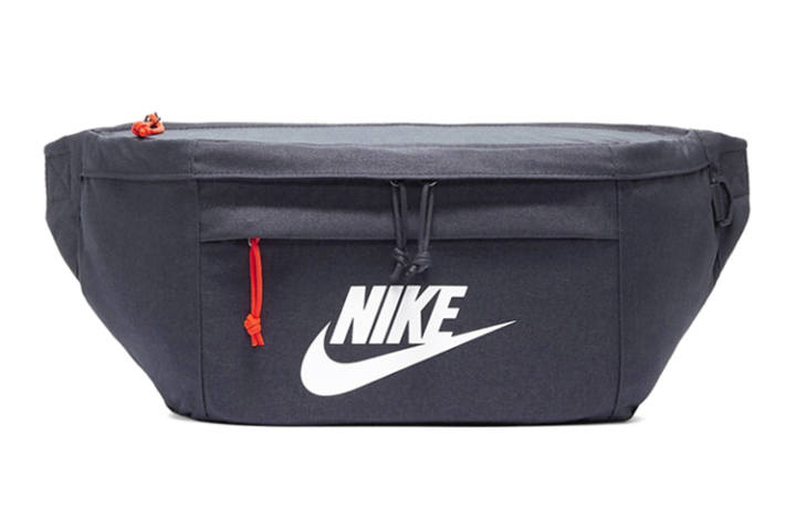 Nike Nike Polyester Crossbody Bag, Fanny Pack Regular Unisex Black Blue