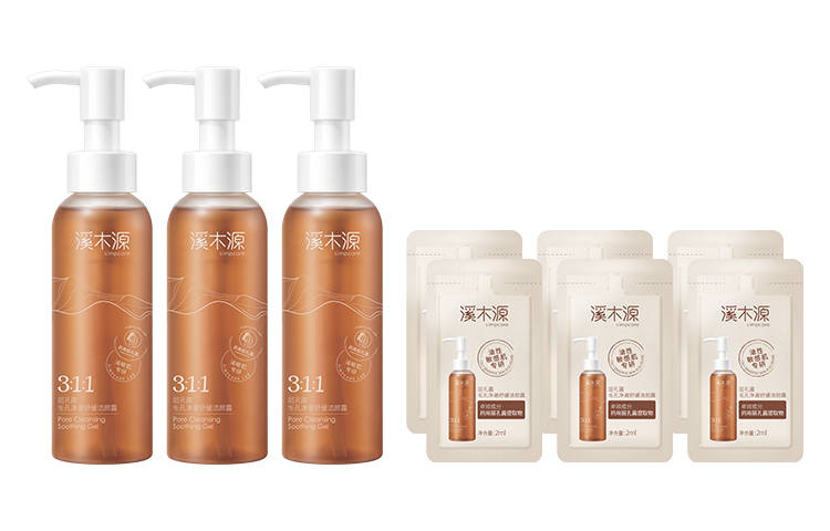 Simpcare Cleansing Lotion Makeup Cleaning Soothing Refreshing Moisturizing Oil Control 3 100ml