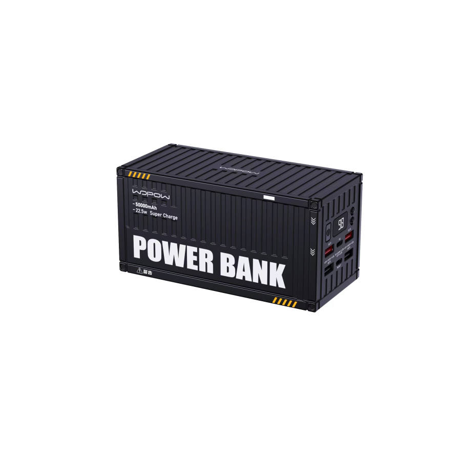 WOPOW Power Banks 50000mAh 22.5W Extra Large Capacity, Multi Port, Container, Outdoor Camping And Travel Fishing