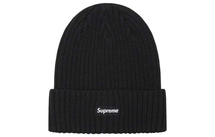 Supreme Supreme Overdyed ribbed-knit beanie
