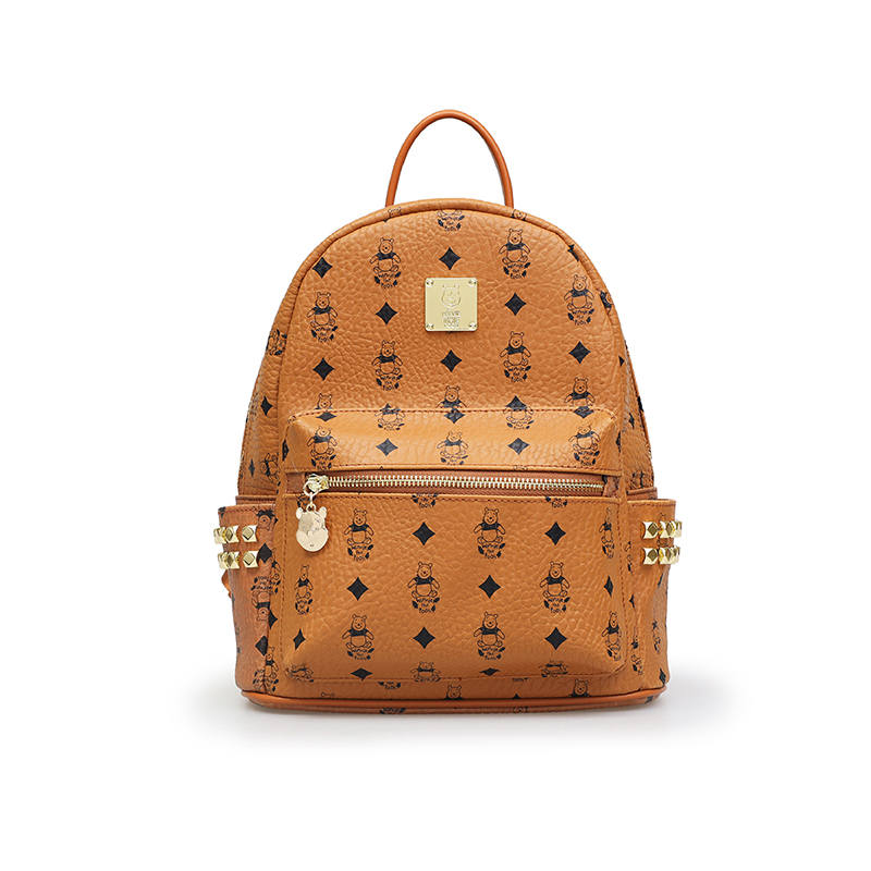 Disney Winnie The Pooh PU With Synthetic Leather Women's Backpack Medium Women's Brown