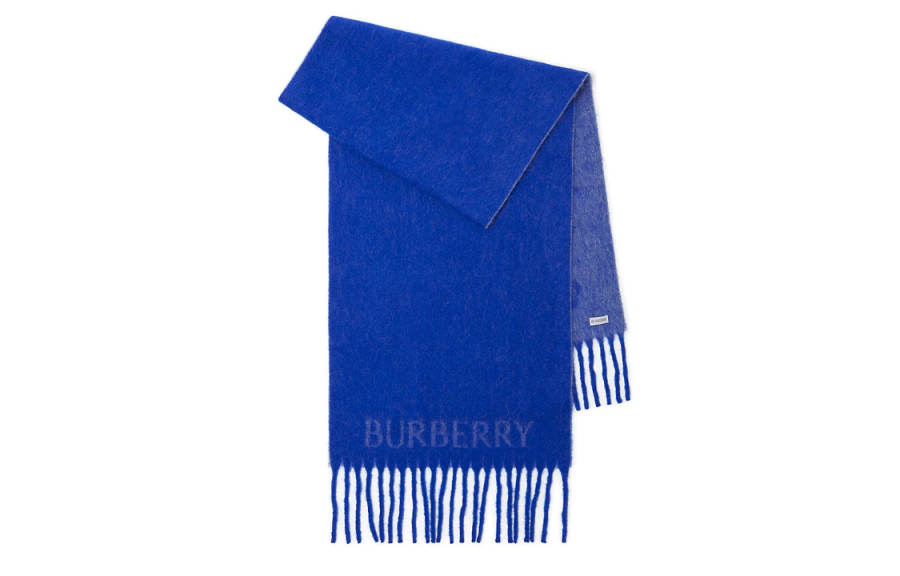 Burberry 【Previous Season】Equestrian Knight felted scarf