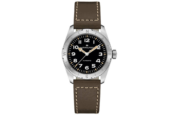 HAMILTON Khaki Field Series Automatic Mechanical Movement Waterproof Men's Watches Watch 37mm Black Dial