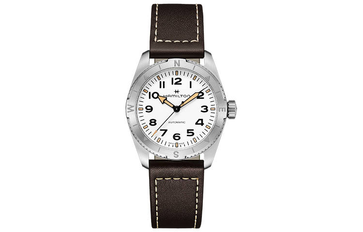 HAMILTON Khaki Field Series Automatic Mechanical Movement Waterproof Men's Watches Watch 37mm White Dial