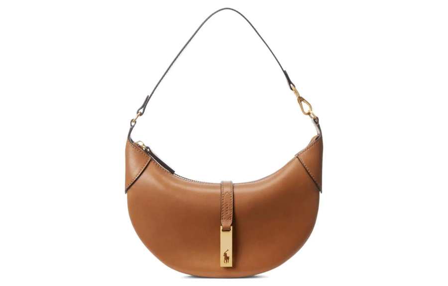 Polo Ralph Lauren small Polo Id leather shoulder bag