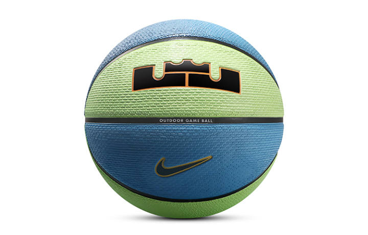 Nike Nike Rubber Basketball Blue Green Size 7 Training Unisex