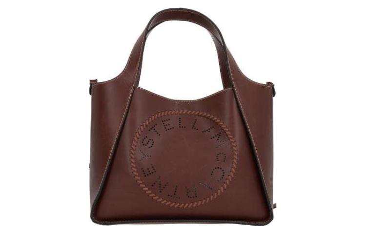 Stella McCartney Logo Perforated Top Handle Bag